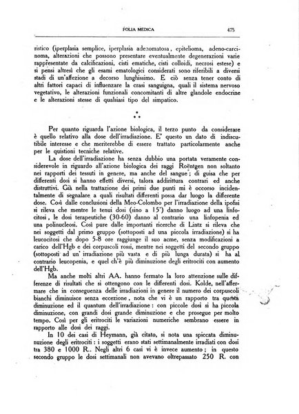 Folia medica periodico trimensile di patologia e clinica medica