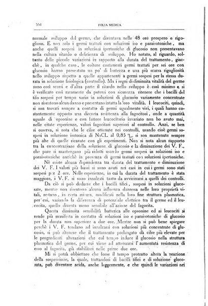 Folia medica periodico trimensile di patologia e clinica medica