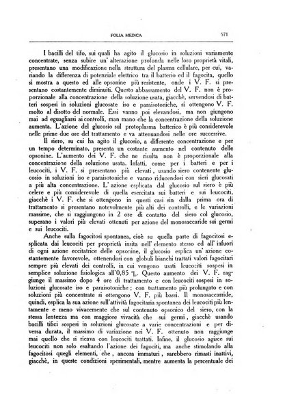 Folia medica periodico trimensile di patologia e clinica medica