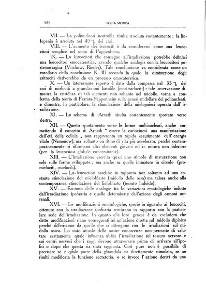 Folia medica periodico trimensile di patologia e clinica medica