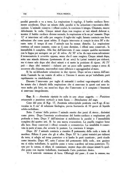 Folia medica periodico trimensile di patologia e clinica medica