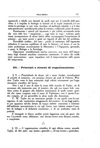 Folia medica periodico trimensile di patologia e clinica medica