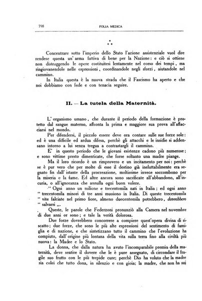 Folia medica periodico trimensile di patologia e clinica medica