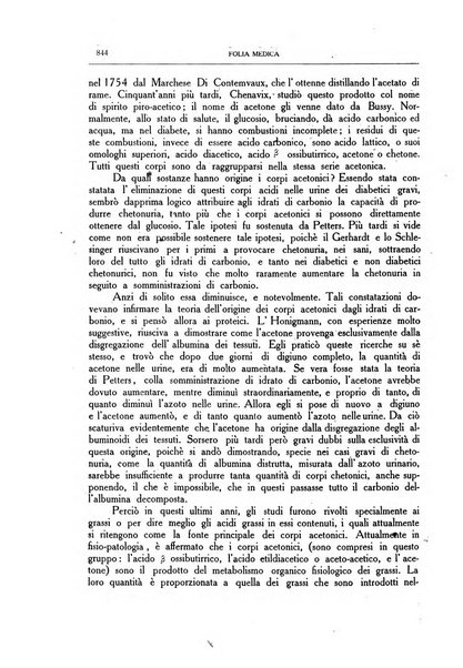 Folia medica periodico trimensile di patologia e clinica medica