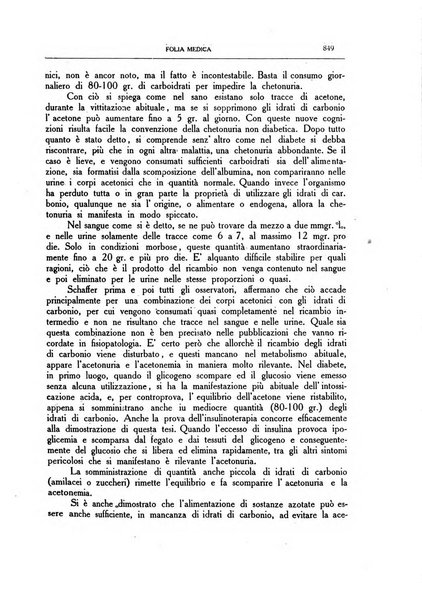 Folia medica periodico trimensile di patologia e clinica medica