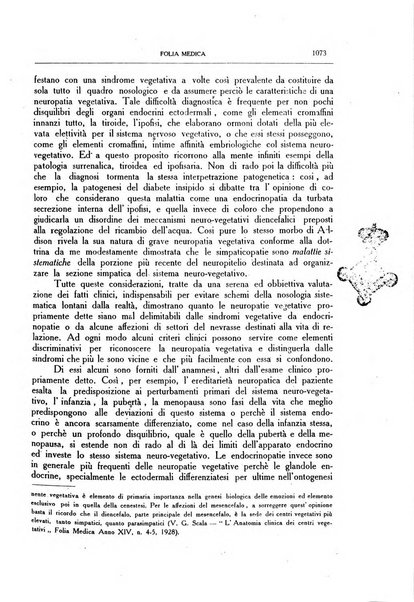 Folia medica periodico trimensile di patologia e clinica medica