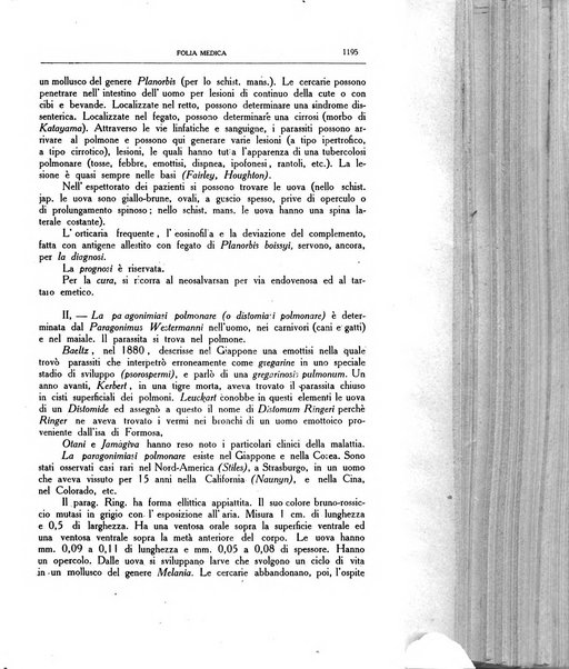 Folia medica periodico trimensile di patologia e clinica medica