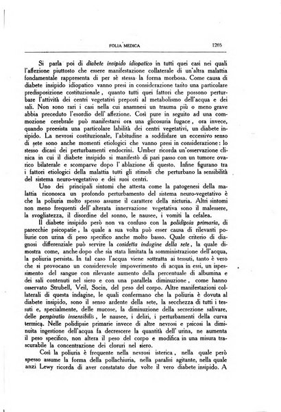 Folia medica periodico trimensile di patologia e clinica medica