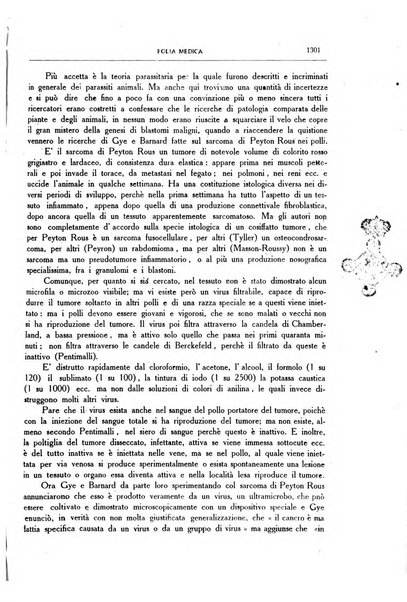 Folia medica periodico trimensile di patologia e clinica medica