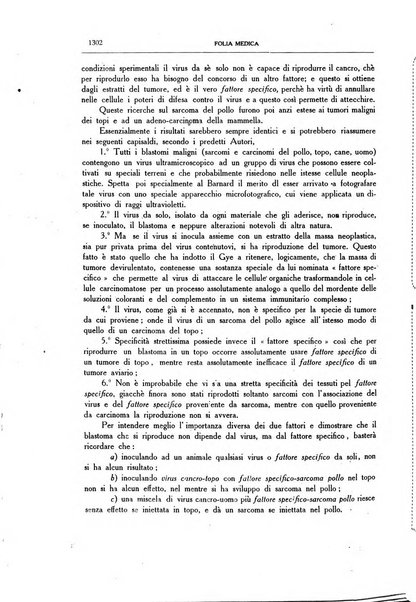 Folia medica periodico trimensile di patologia e clinica medica