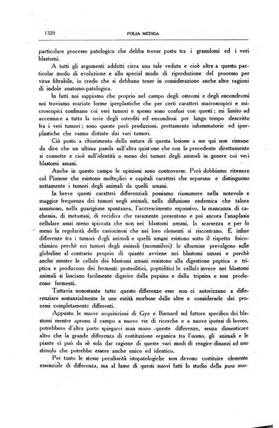 Folia medica periodico trimensile di patologia e clinica medica