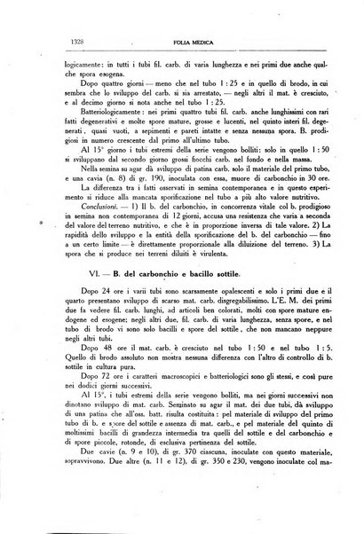 Folia medica periodico trimensile di patologia e clinica medica