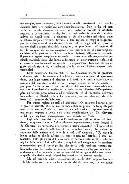 Folia medica periodico trimensile di patologia e clinica medica