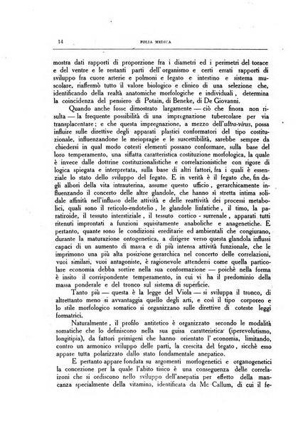 Folia medica periodico trimensile di patologia e clinica medica