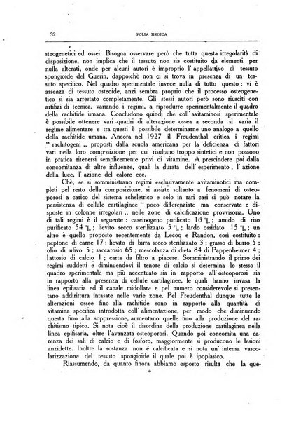 Folia medica periodico trimensile di patologia e clinica medica