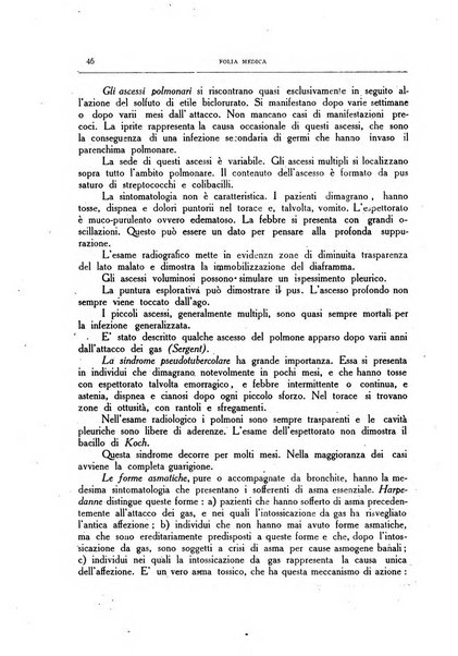 Folia medica periodico trimensile di patologia e clinica medica