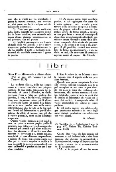 Folia medica periodico trimensile di patologia e clinica medica