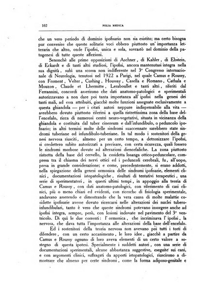 Folia medica periodico trimensile di patologia e clinica medica