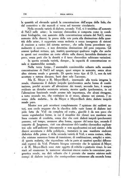 Folia medica periodico trimensile di patologia e clinica medica