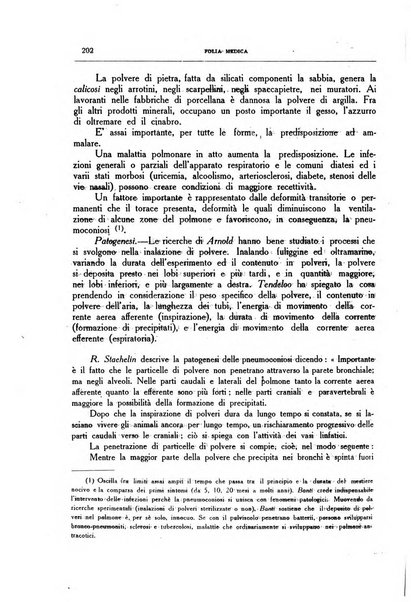 Folia medica periodico trimensile di patologia e clinica medica