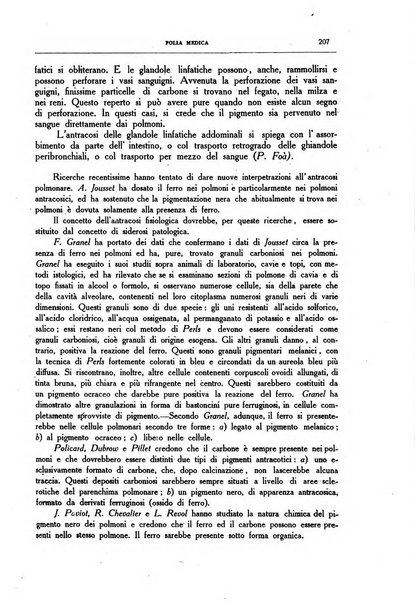 Folia medica periodico trimensile di patologia e clinica medica