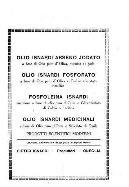 Folia medica periodico trimensile di patologia e clinica medica