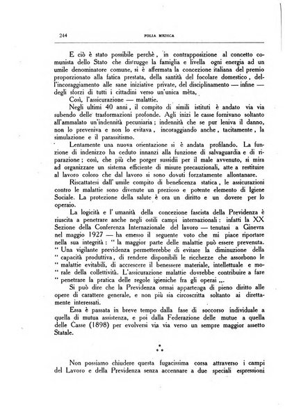 Folia medica periodico trimensile di patologia e clinica medica