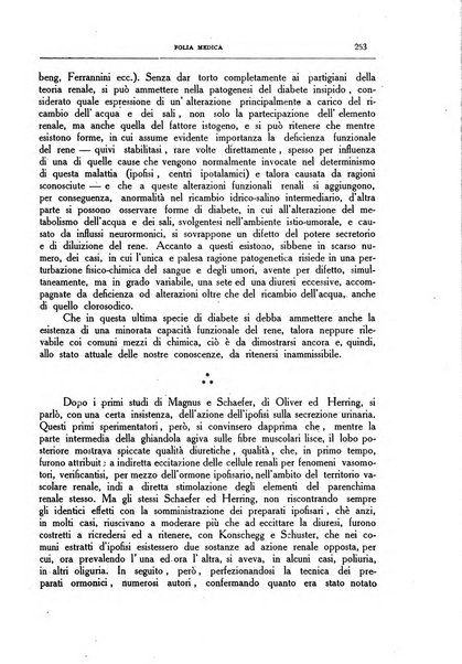 Folia medica periodico trimensile di patologia e clinica medica