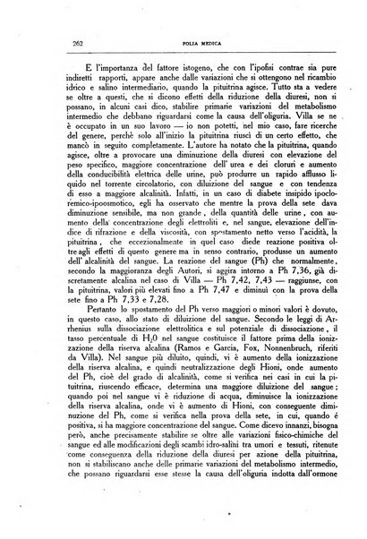 Folia medica periodico trimensile di patologia e clinica medica