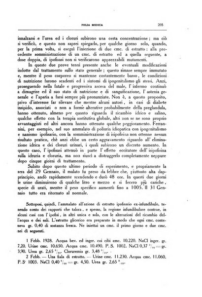 Folia medica periodico trimensile di patologia e clinica medica