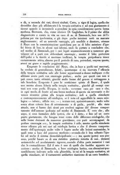 Folia medica periodico trimensile di patologia e clinica medica