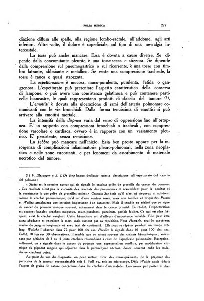 Folia medica periodico trimensile di patologia e clinica medica