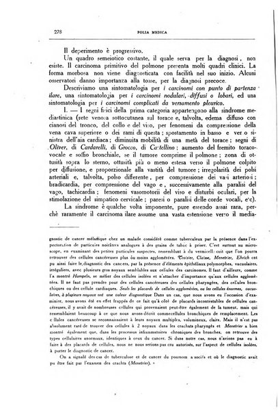 Folia medica periodico trimensile di patologia e clinica medica