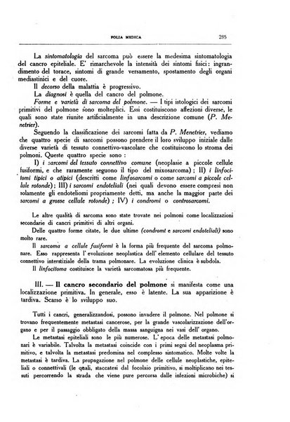 Folia medica periodico trimensile di patologia e clinica medica