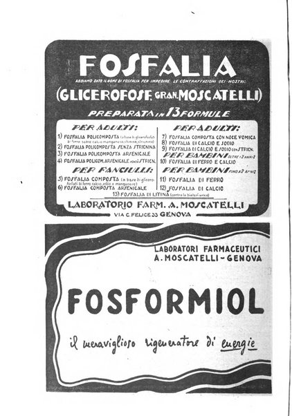 Folia medica periodico trimensile di patologia e clinica medica