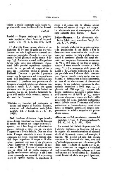 Folia medica periodico trimensile di patologia e clinica medica