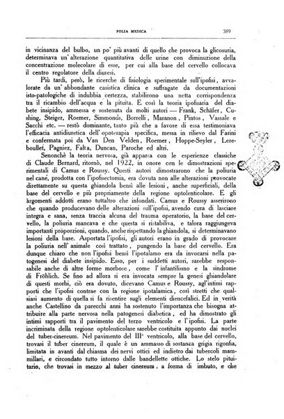 Folia medica periodico trimensile di patologia e clinica medica