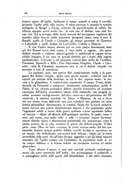 Folia medica periodico trimensile di patologia e clinica medica