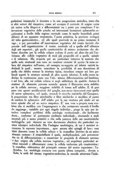 Folia medica periodico trimensile di patologia e clinica medica