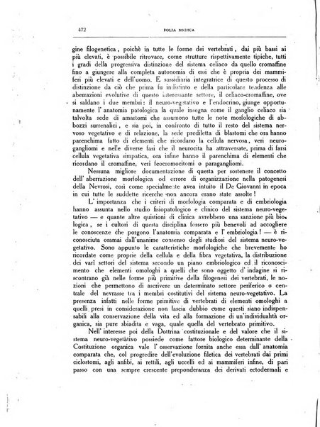 Folia medica periodico trimensile di patologia e clinica medica