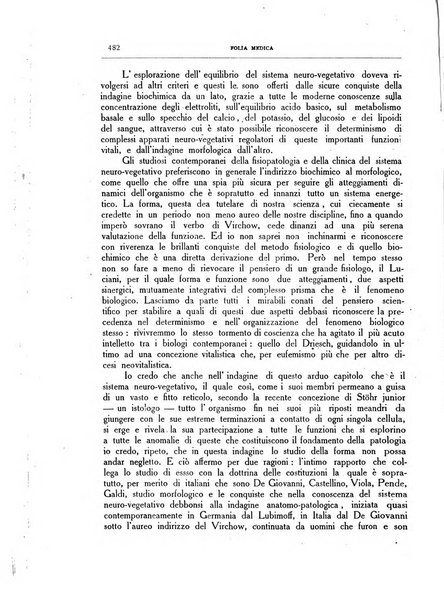 Folia medica periodico trimensile di patologia e clinica medica