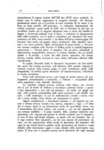 Folia medica periodico trimensile di patologia e clinica medica