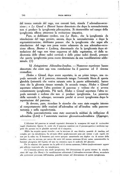 Folia medica periodico trimensile di patologia e clinica medica