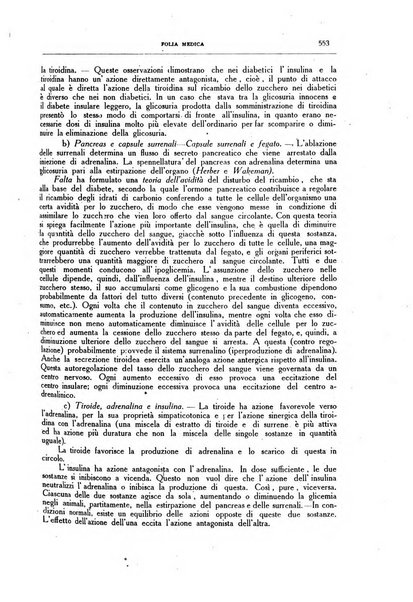 Folia medica periodico trimensile di patologia e clinica medica