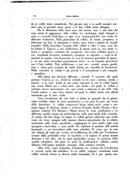 Folia medica periodico trimensile di patologia e clinica medica