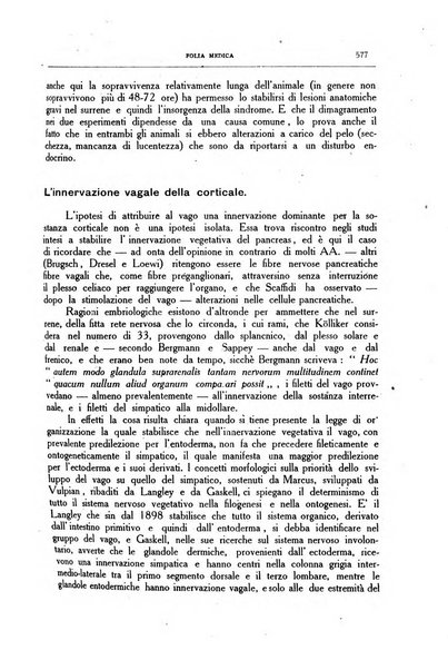 Folia medica periodico trimensile di patologia e clinica medica