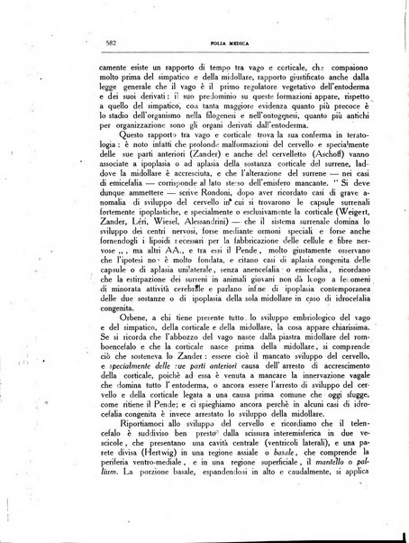 Folia medica periodico trimensile di patologia e clinica medica