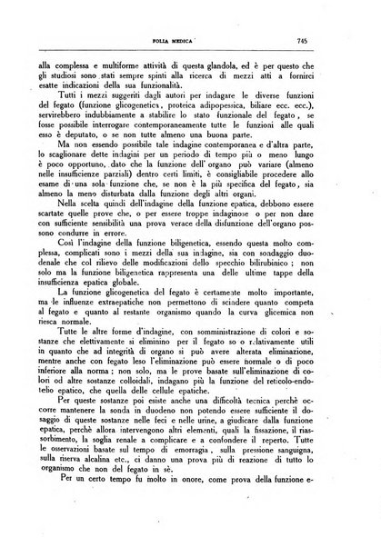 Folia medica periodico trimensile di patologia e clinica medica