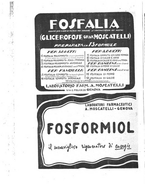 Folia medica periodico trimensile di patologia e clinica medica