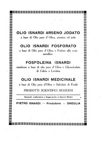 Folia medica periodico trimensile di patologia e clinica medica